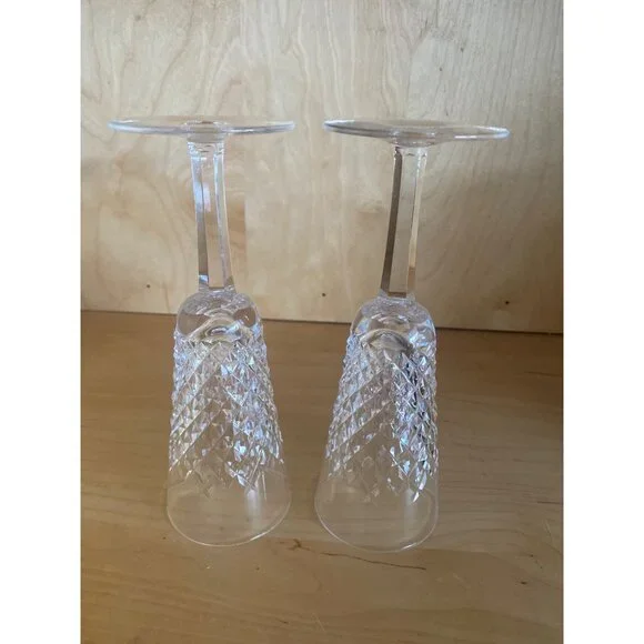 Waterford Alana Champagne Flutes 7.25" Set of  6 1970s–80s Gothic Mark - Picture 14 of 15